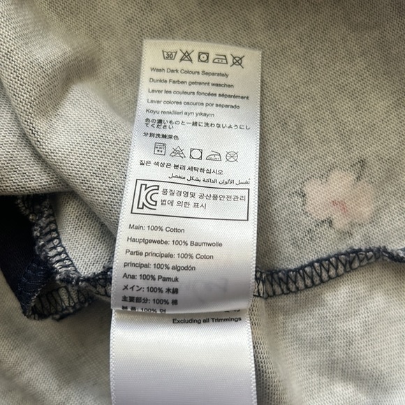 Joules Navy Blue, Long Sleeve, Floral Print Dress, Size 6 - Picture 6 of 7